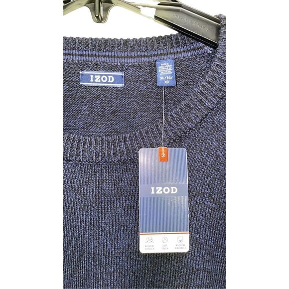Navy Blue IZOD Casual Sweater/Crewneck NWT Men’s Size XL - Picture 2 of 2